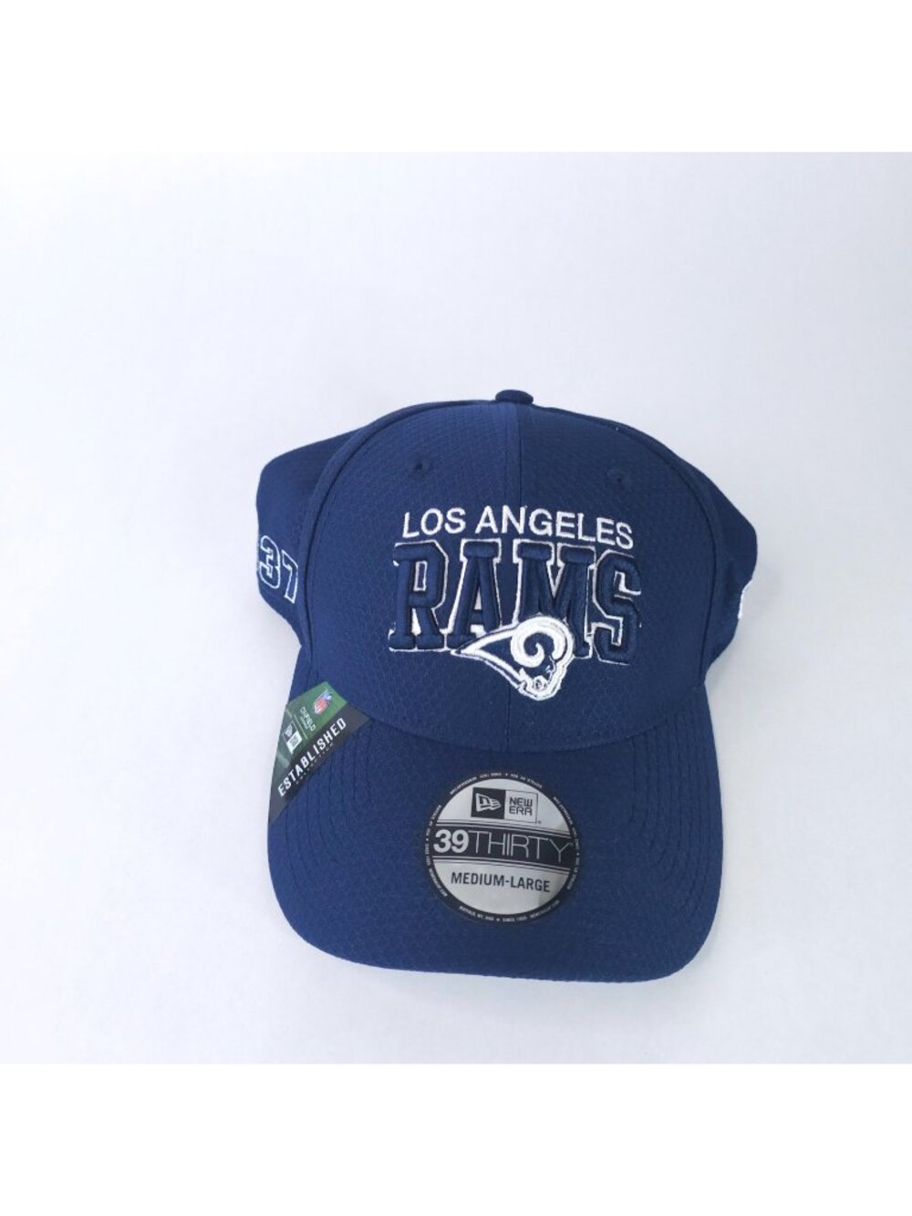 Los Angeles Rams Hat Cap Fitted Mens Medium Large Blue NFL Football New Era 1937